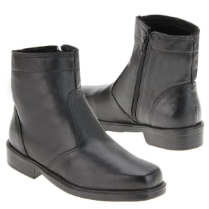 BOTAS FORRADAS COM LÃ NATURAL DE CARNEIRO MASCULINAS - 1001CM3 - PRETO - 40