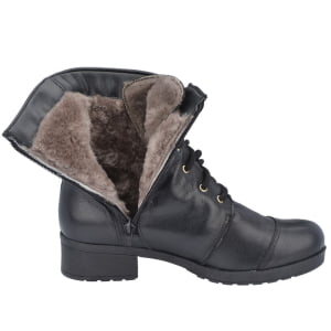 BOTAS PARA NEVE FORRADAS COM LÃ NATURAL DE CARNEIRO - 11014NGI - PRETO - 38