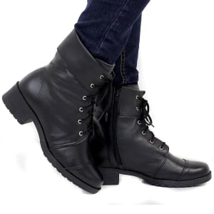 BOTAS PARA NEVE FORRADAS COM LÃ NATURAL DE CARNEIRO - 11014NGI - PRETO - 34