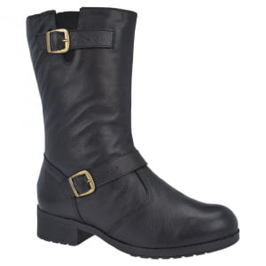 BOTAS PARA NEVE FORRADAS COM LÃ NATURAL DE CARNEIRO - 1700NGI - PRETO - 35 - OFERTA