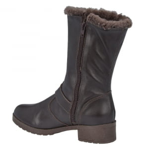 BOTAS PARA NEVE FORRADAS COM LÃ NATURAL DE CARNEIRO - 1701NGI - CAFÉ - 36