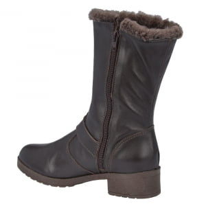 BOTAS PARA NEVE FORRADAS COM LÃ NATURAL DE CARNEIRO - 1701NGI - CAFÉ - 34