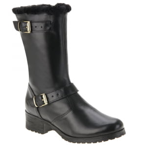 BOTAS PARA NEVE FORRADAS COM LÃ NATURAL DE CARNEIRO - 1701NGI - PRETO - 36