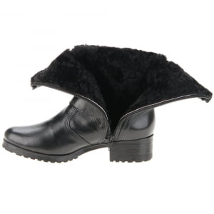 BOTAS PARA NEVE FORRADAS COM LÃ NATURAL DE CARNEIRO - 1701NGI - PRETO - 38