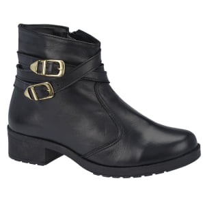 BOTAS PARA NEVE FORRADAS COM LÃ OVELHA- 21015NGI - PRETO - 34