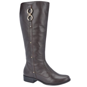 Botas sob medida - 1704pBR - PRETO - 36 (PANTURRILHA: 48/50)