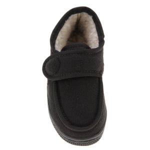 Pantufa Infantil Conforto Forrada em Lã Sintética Hipoalérgica Solado Antiderrapante - 381GI Preto