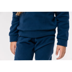 Blusa Fleece Térmica Infantil Menina - 2103 Marinho