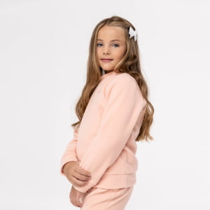 Blusa Fleece Térmica Infantil Menina - 2103 Pêssego