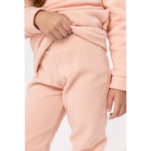 Blusa Fleece Térmica Infantil Menina - 2103 Pêssego