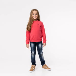 Blusa Fleece Térmica Infantil Menina - 2103 Pink 