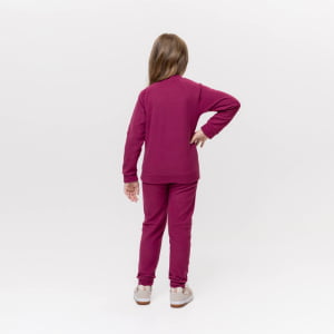 Blusa Fleece Térmica Infantil Menina - 2103 Rosa Fucsia
