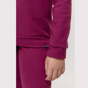 Blusa Fleece Térmica Infantil Menina - 2103 Rosa Fucsia