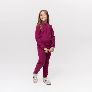 Blusa Fleece Térmica Infantil Menina - 2103 Rosa Fucsia