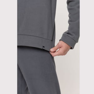 Blusa Fleece Térmica Infantil Menino - 2103 Chumbo