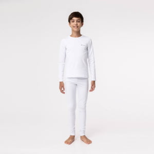 Blusa Térmica Infantil Menino Segunda Pele - Branca