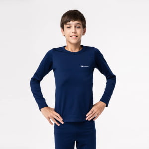 Blusa Térmica Infantil Menino Segunda Pele - Marinho