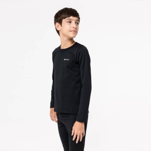 Blusa Térmica Infantil Menino Segunda Pele - Preta