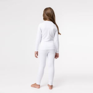 Calça Térmica Infantil Menina Segunda Pele - Branca