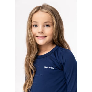 Blusa Térmica Infantil Unissex Segunda Pele - Marinho