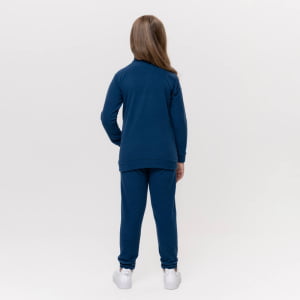 Calça Fleece Térmica Infantil Menina - 2104 Marinho