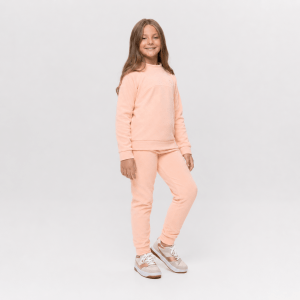 Calça Fleece Térmica Infantil Menina - 2104 Pêssego