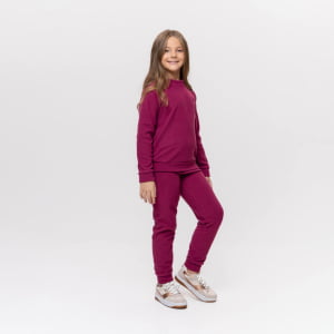 Calça Fleece Térmica Infantil Menina - 2104 Rosa Fucsia
