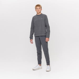 Calça Fleece Térmica Infantil Menino - 2104 Chumbo