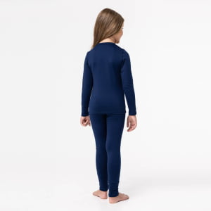 Calça Térmica Infantil Menina Segunda Pele - Marinho