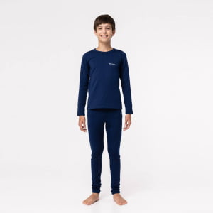 Calça Térmica Infantil Menino Segunda Pele - Marinho