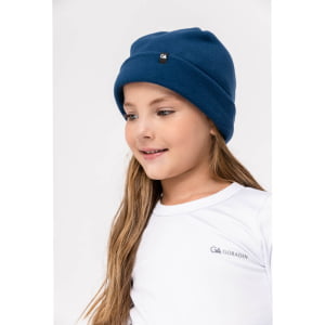 Gorro Térmico Infantil Microfleece Menina Marinho