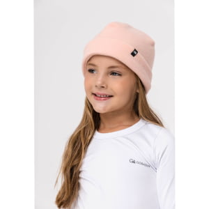 Gorro Térmico Infantil Microfleece Menina Pêssego