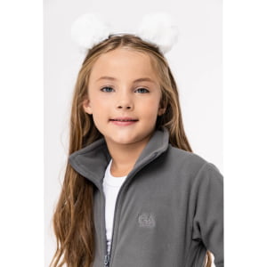Jaqueta Fleece Térmica Infantil Menina - 3029 Chumbo