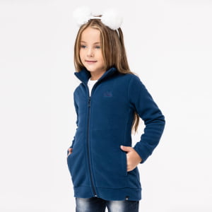 Jaqueta Fleece Térmica Infantil Menina - 3029 Marinho