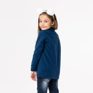 Jaqueta Fleece Térmica Infantil Menina - 3029 Marinho