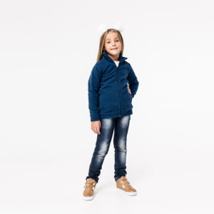 Jaqueta Fleece Térmica Infantil Menina - 3029 Marinho