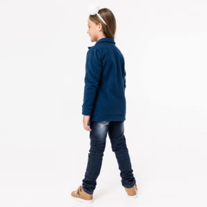 Jaqueta Fleece Térmica Infantil Menina - 3029 Marinho