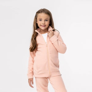 Jaqueta Fleece Térmica Infantil Menina - 3029 Pêssego