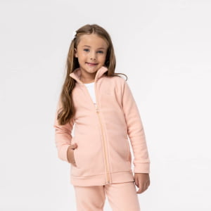 Jaqueta Fleece Térmica Infantil Menina - 3029 Pêssego