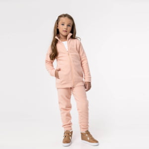 Jaqueta Fleece Térmica Infantil Menina - 3029 Pêssego