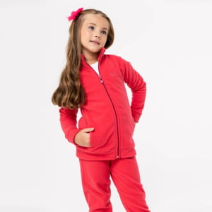 Jaqueta Fleece Térmica Infantil Menina - 3029 Pink