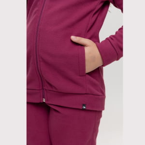 Jaqueta Fleece Térmica Infantil Menina - 3029 Rosa Fucsia