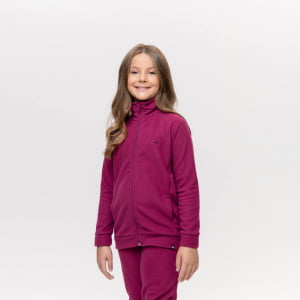 Jaqueta Fleece Térmica Infantil Menina - 3029 Rosa Fucsia