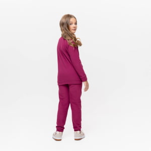 Jaqueta Fleece Térmica Infantil Menina - 3029 Rosa Fucsia