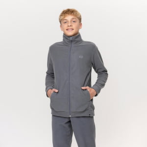 Jaqueta Fleece Térmica Infantil Menino - 3029 Chumbo