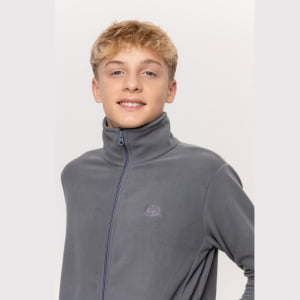 Jaqueta Fleece Térmica Infantil Menino - 3029 Chumbo
