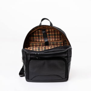 Mochila Unissex de Couro - 3087 Preto