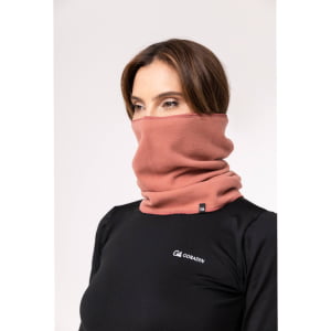 Balaclava Feminina em Tecido Soft Microfleece Canela