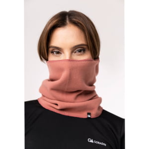 Balaclava Feminina em Tecido Soft Microfleece Canela