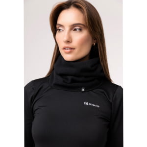 Balaclava Feminina Tecido Soft Microfleece Preto